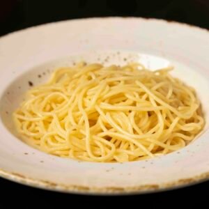 Buttery spaghetti or with marinara sauce